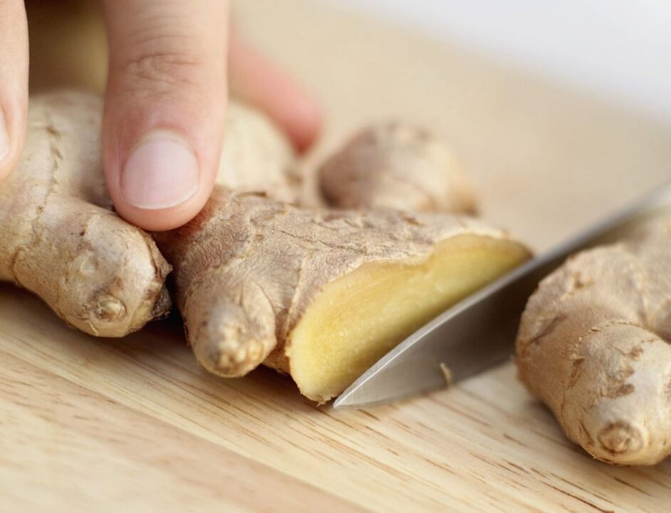 Ginger root for male strength