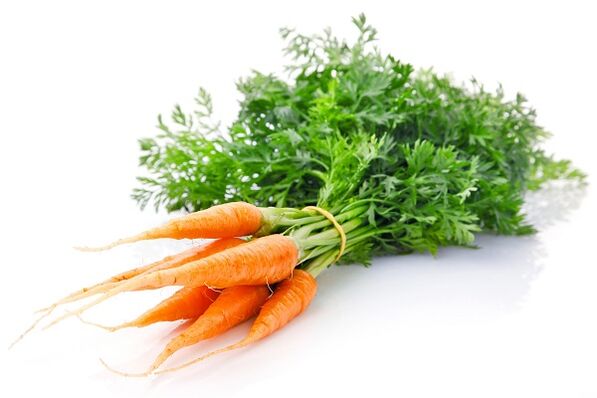 Fresh carrots have a positive effect on the potency